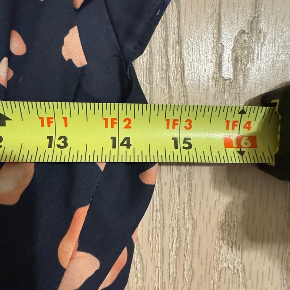 Hutch Clara Leopard Dress  Navy and Peach Wrap Dress - Picture 12 of 12